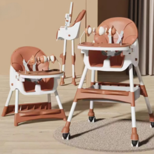 Silla Desayunador para Bebé, Silla de Comer para Bebé, Silla Alta para Bebé, Trona para Bebé, Silla Infantil, Asiento para Alimentación, Silla Ajustable para Bebé, Accesorios para Bebés, Muebles para Bebé, Silla de Alimentación